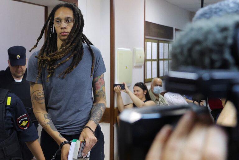 Texan basketball star Brittney Griner sentenced to 9 years after being found guilty in Russian drug case