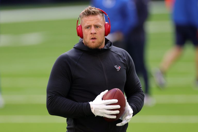 ‘I feel like a wimp’: Bathroom snake catches former Houston Texans star JJ Watt by surprise