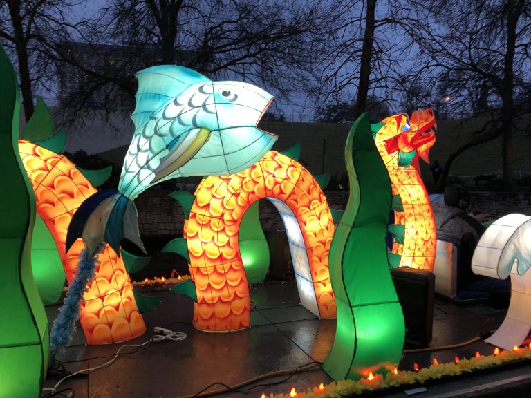 Giant lanterns will illuminate the San Antonio River Walk for 2 weekends during Ford Parade of Lights