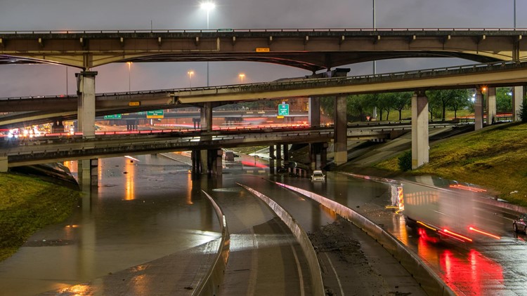 DFW Weather: Flood warnings issued for Dallas, Tarrant counties as rain causes flooding and road closures across North Texas