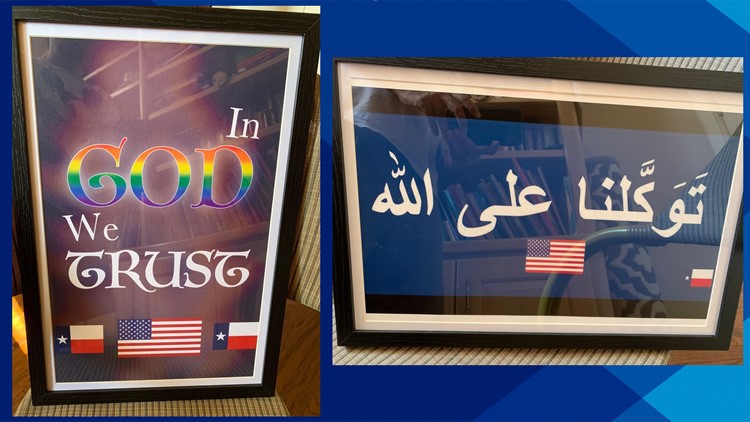 Carroll ISD declines ‘In God We Trust’ signs with rainbow colors, written in Arabic