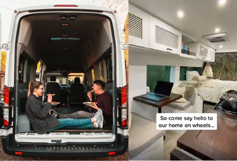 Couple Quit Jobs to Travel the World in Van They Renovated and Transformed for 25K – LOOK