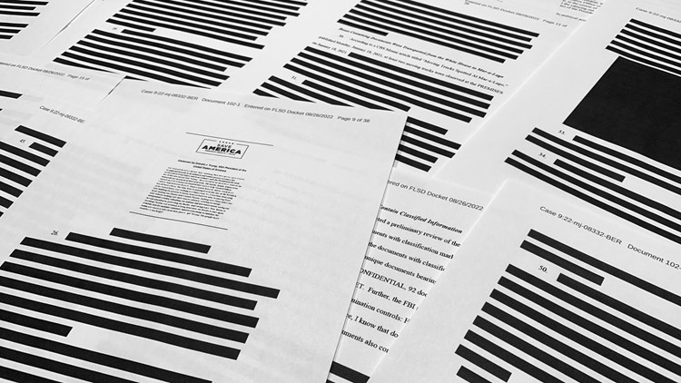 What does redacted mean? A look at Trump’s unsealed documents