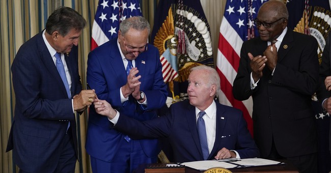 Biden Gets Slammed for ‘Celebrating’ Signing the ‘Inflation Reduction Act’