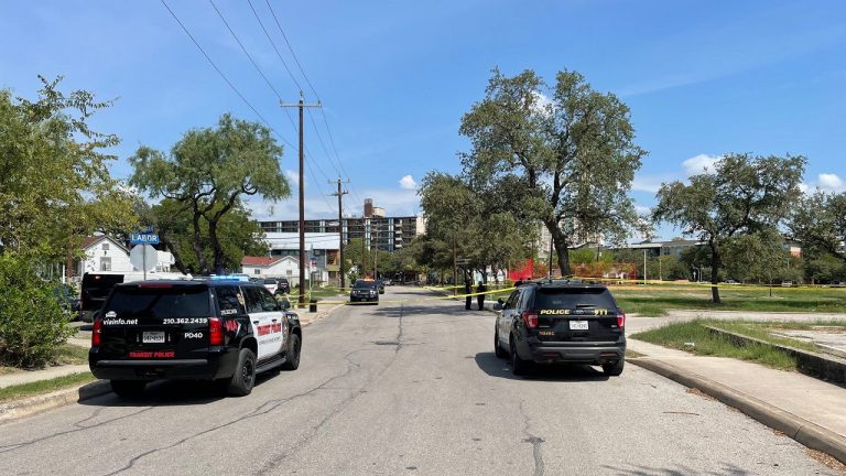 Several people detained, man injured after shooting at downtown bus stop, police say