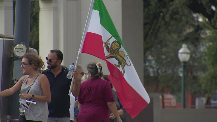 North Texas Iranians protest after the death of Mahsa Amini in Iran