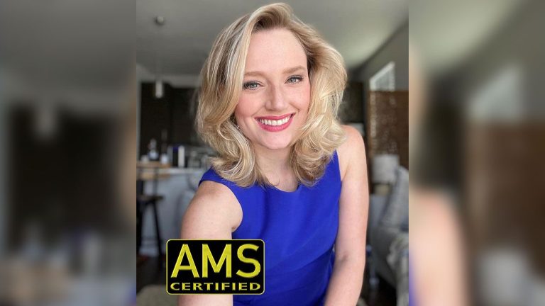 KSAT Meteorologist Sarah Spivey receives certification from American Meteorological Society