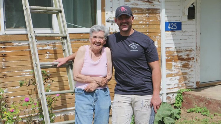 ‘It changed my life’: Woman thankful for firefighter who fixed up her house