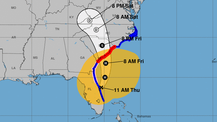 Ian will likely hit South Carolina as a hurricane, forecasters say