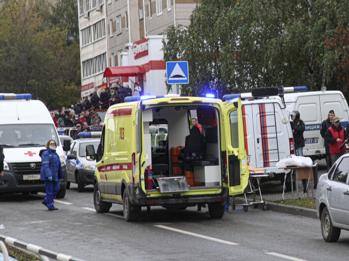 13 dead and 21 wounded in Russia school shooting