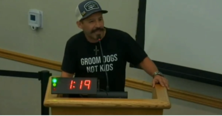 Watch: Gay Man Gives Fiery Speech Against Woke School Board Wanting to Teach Transgenderism to Kids