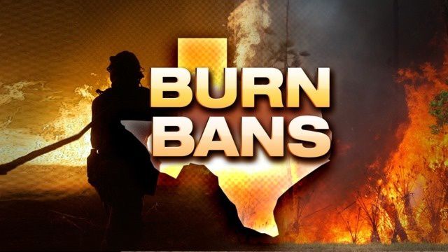 Maps: Texas Burn Bans by County and statewide Drought Monitor