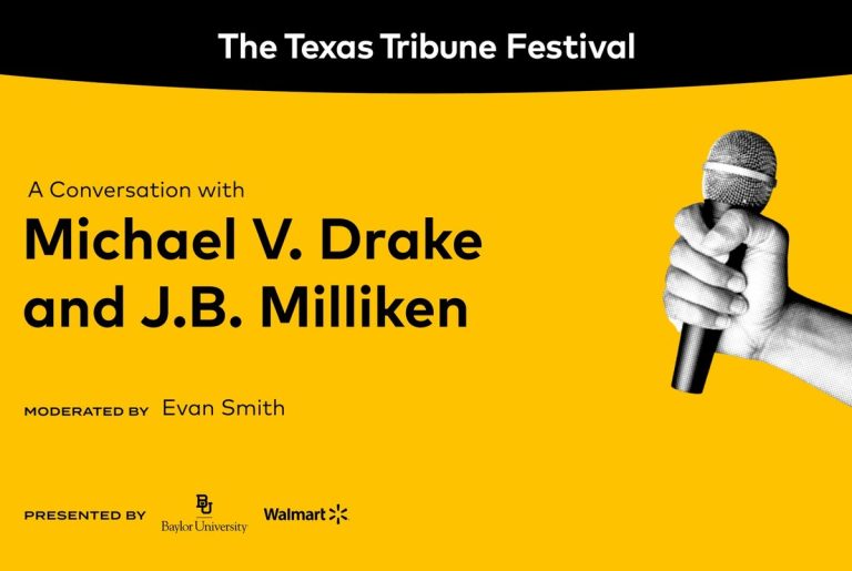 Watch Michael V. Drake and J.B. Milliken speak at the 2022 Texas Tribune Festival