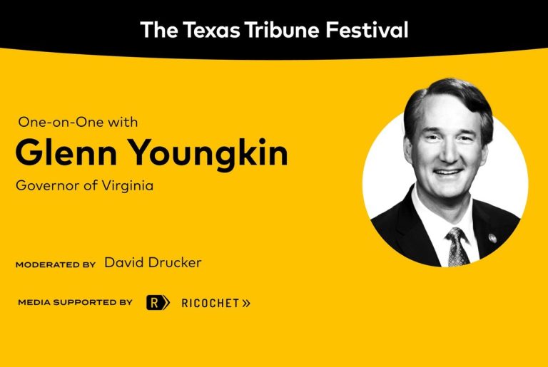 Watch Glenn Youngkin speak at the 2022 Texas Tribune Festival