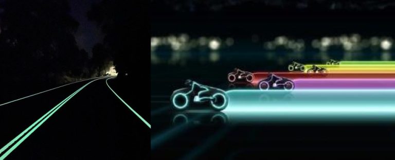 These Road Lines In Australia Glow in the Dark –A TRON Style That Went Viral