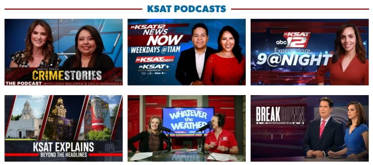 KSAT offers free podcasts for you: South Texas Crime Stories, KSAT News Now, 9 @ Night, KSAT Explains and more