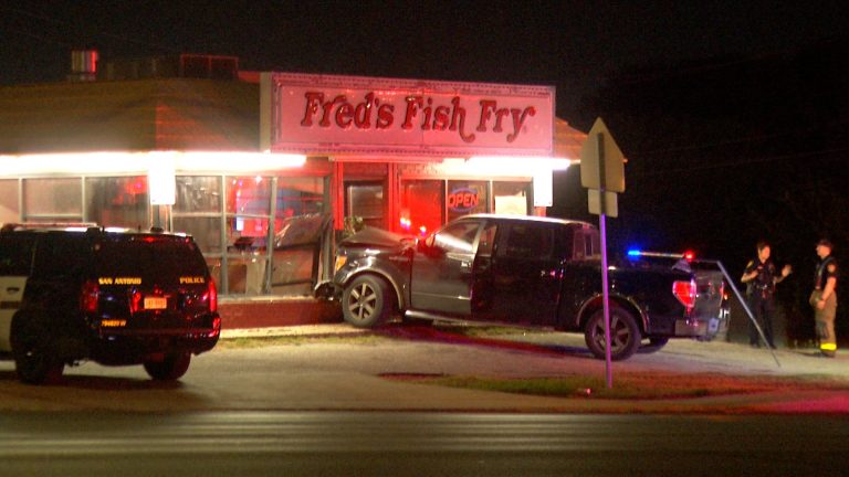 Driver detained on suspicion of DWI after crash into West Side restaurant