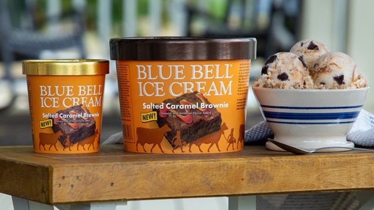 We’ve got the scoop on the newest flavor of Blue Bell Ice Cream, Salted Caramel Brownie