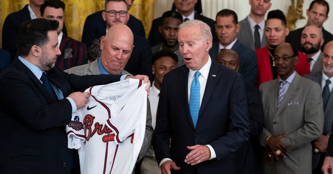 KJP Urges ‘Conversation’ About Braves Name Change Hours After Biden Hosts Team to Celebrate 2021 World Series Win