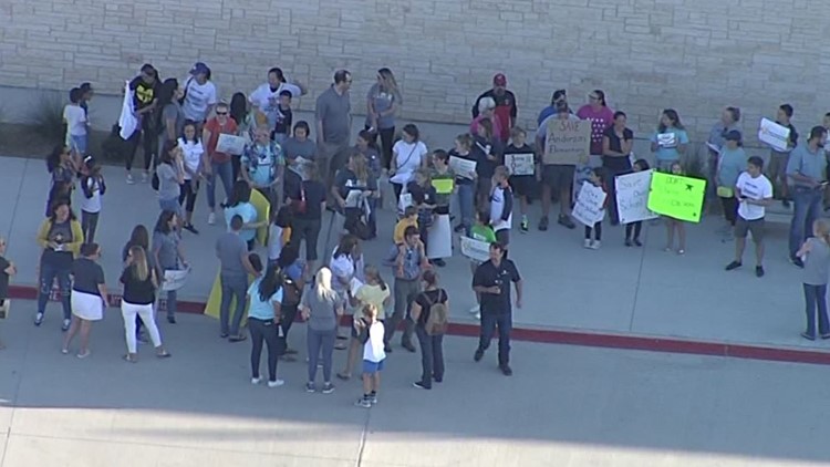 Allen ISD families protest over proposed school rezoning