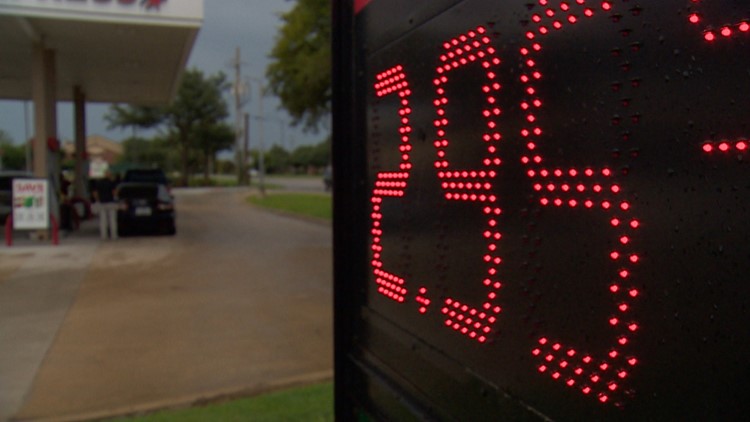 Gas prices dip below $3/gallon at some North Texas stations