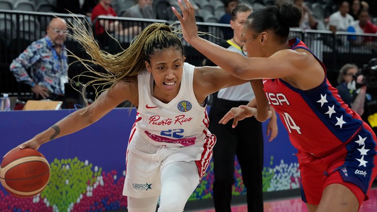 US women use stellar defense to rout Puerto Rico 106-42 in the women’s basketball World Cup