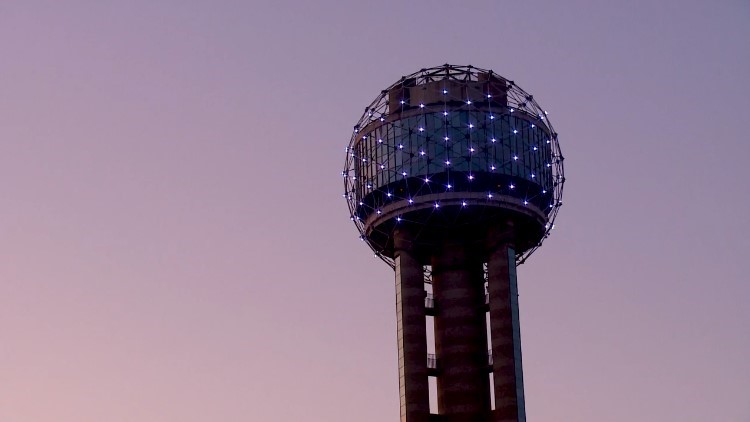 Reunion Tower won’t shine as bright for the next 2 weeks – and that’s a good thing for birds