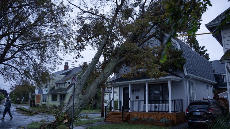 Fiona washes houses away, knocks out power in Canada