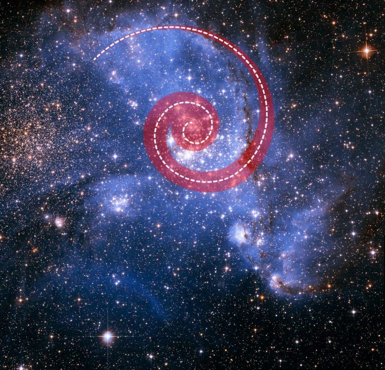 NASA’s Hubble Finds Spiraling Stars, Providing Window into Early Universe