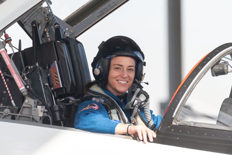 Astronaut Nicole Mann Trains in T-38