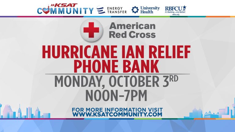 KSAT hosts phone bank with American Red Cross to support Hurricane Ian relief efforts