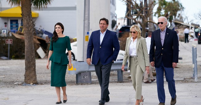 Watch: Joe Biden Arrives in Florida but One Moment With Ron DeSantis Stole the Show