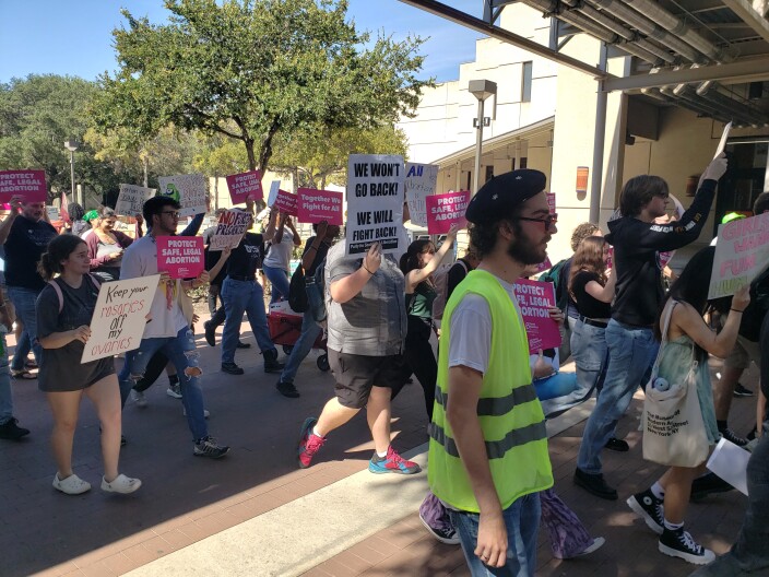 UTSA students call on university to take a stand on abortion rights