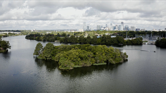 What’s the story behind Snake Island on Lady Bird Lake?