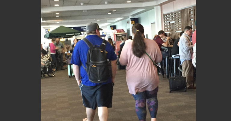 Woman Gets Sardined Between Two Obese People on Flight. American Airlines Response? Tough