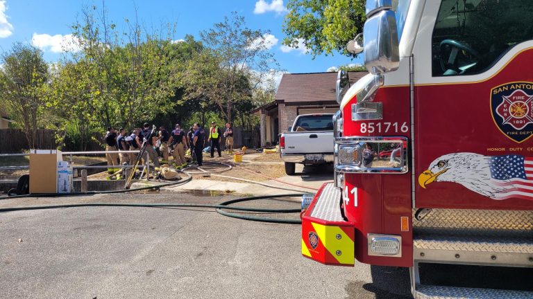 Family of four displaced after fire rips through home on far West Side, SAFD says