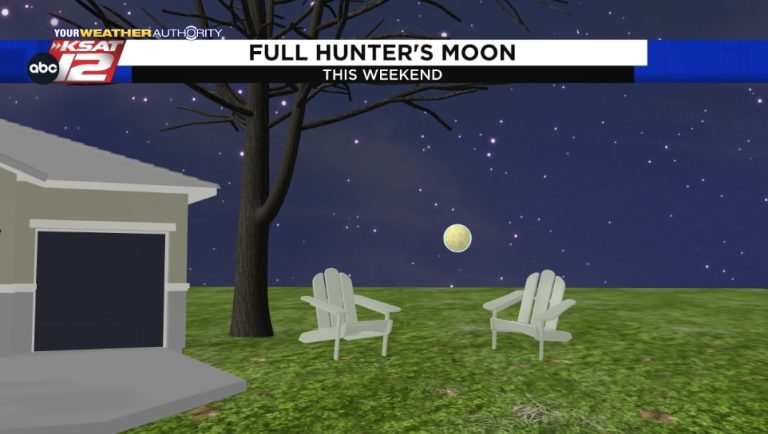 Catch a glimpse of the Full Hunter’s Moon in the Sunday night sky