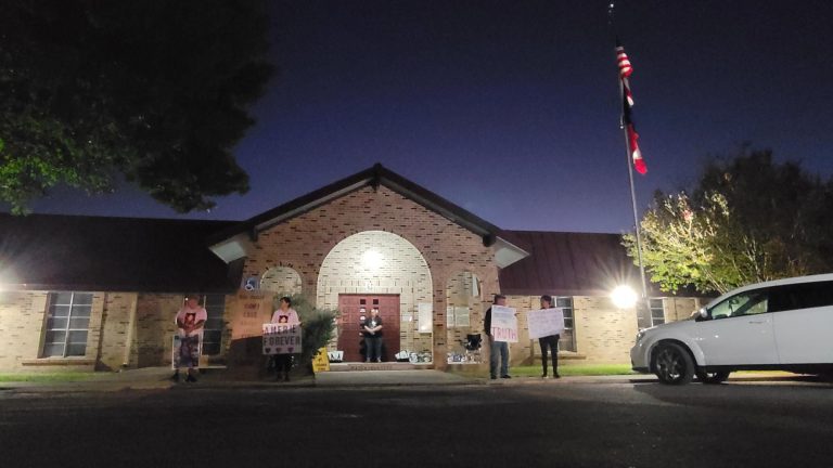 Uvalde parents protest after school district hires ex-DPS trooper under investigation for massacre response