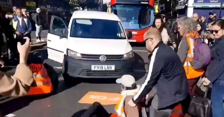 Video: Disgusted British Motorists Take Control After Climate Change Activists Block Roadways