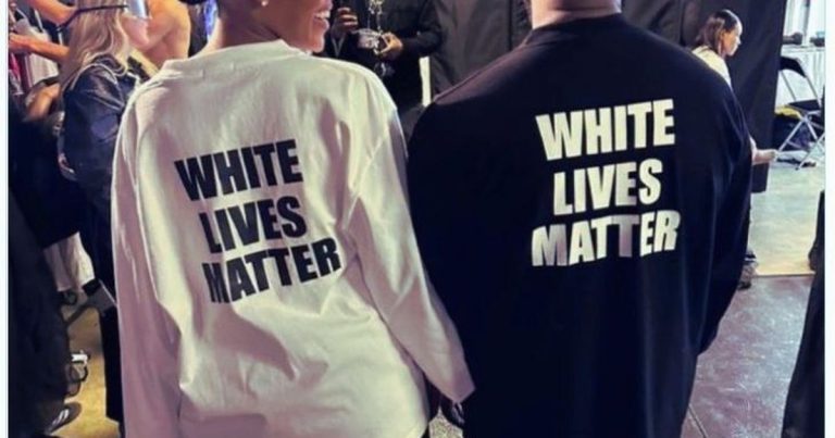 Ye and Candace Owens Sport ‘White Lives Matter’ T-Shirts, the Left Melts Down