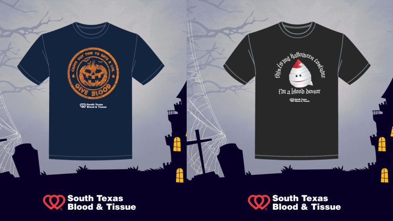 Donate blood, get a Halloween T-shirt