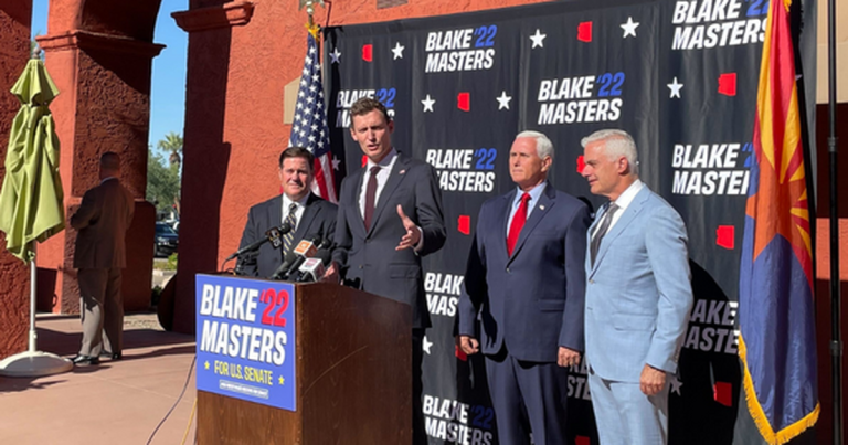 Blake Masters Successfully Threads Party Unity Needle He Needs to Defeat Mark Kelly