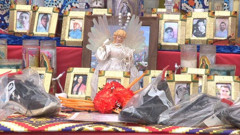 West Side altar honors 53 migrants who died in tractor-trailer