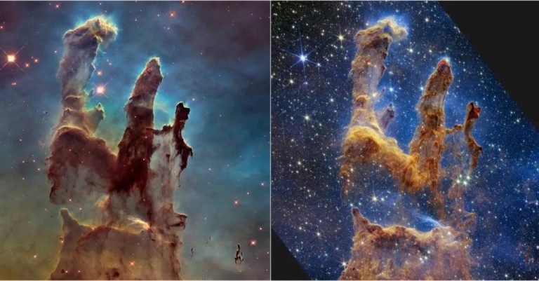 Photo of the Pillars of Creation Shows the Lens Upgrade of Webb vs Hubble: A Heavenly View