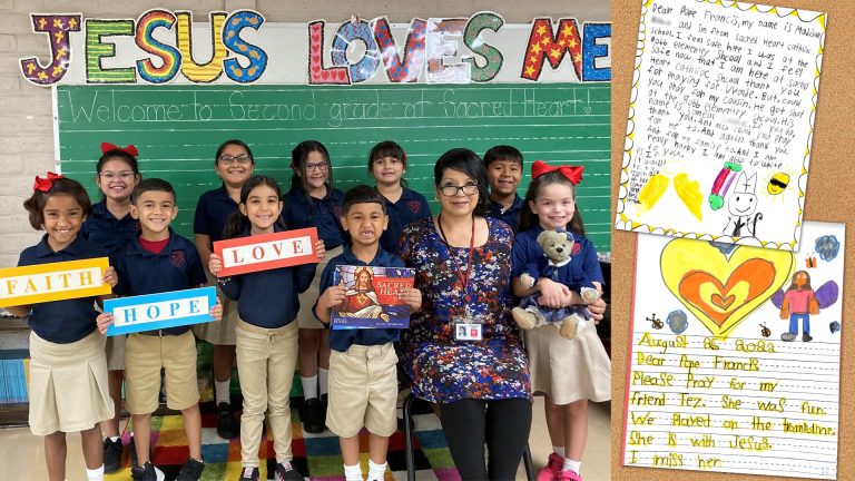 ‘I am happy to be back in school’: Former Robb Elementary students pen letters to The Vatican