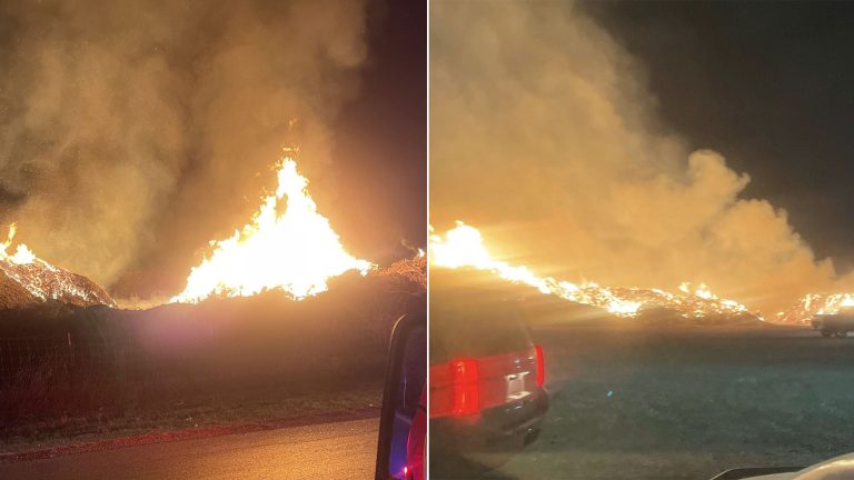 New Braunfels authorities responding to large mulch fire; roads closed