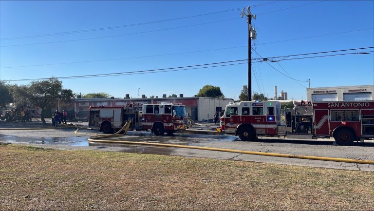 At least four businesses damaged in fire at industrial strip center on Northeast Side