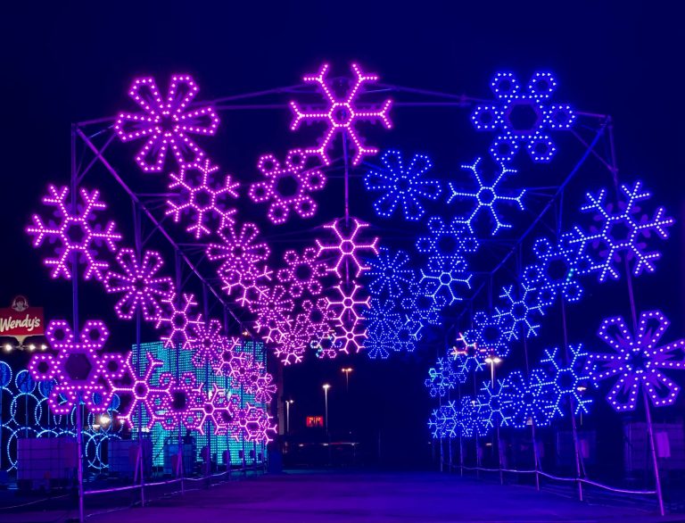 One of the longest light tunnels in the world is returning to the San Antonio area this holiday season