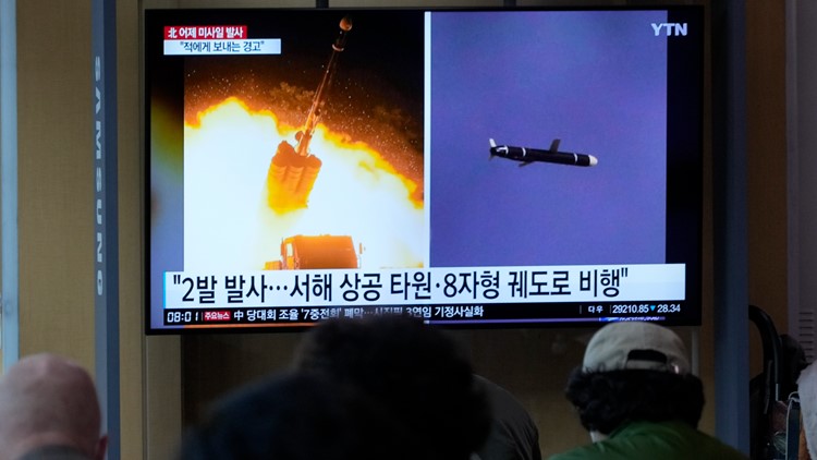 North Korea fires another missile, flies warplane near border