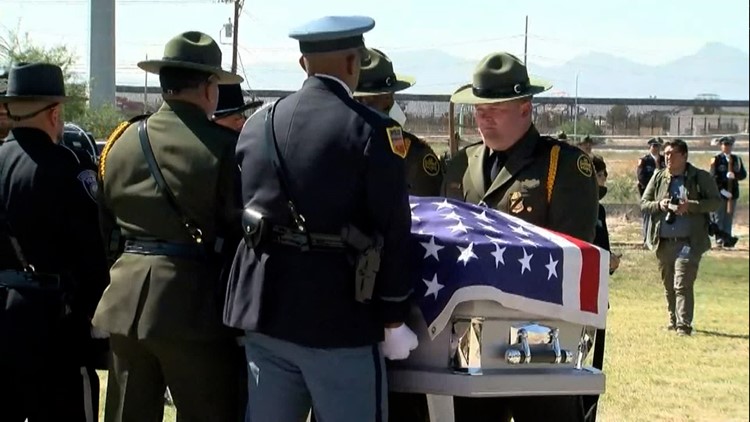 Dallas officer killed in wrong-way crash laid to rest in El Paso